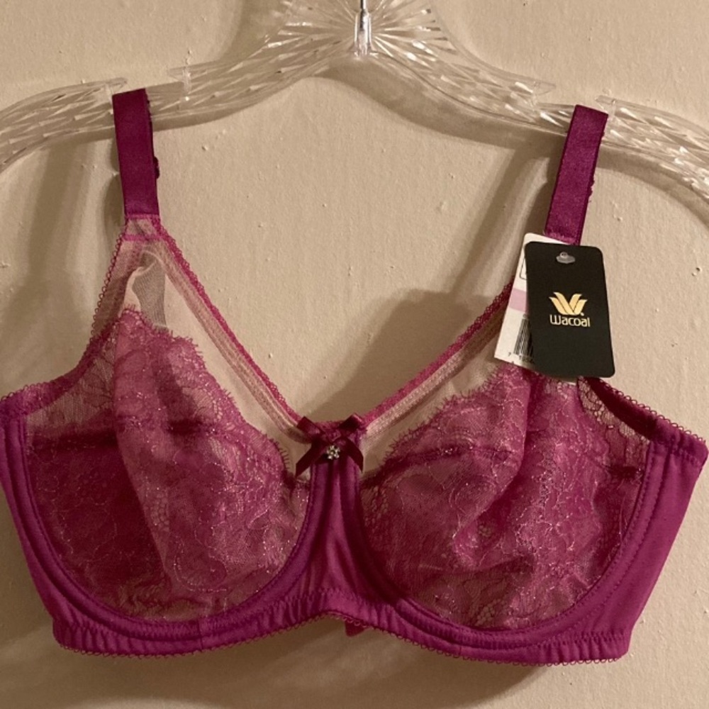 Wacoal Retro Chic Full Figure Underwire Bra 32D Style# 855186